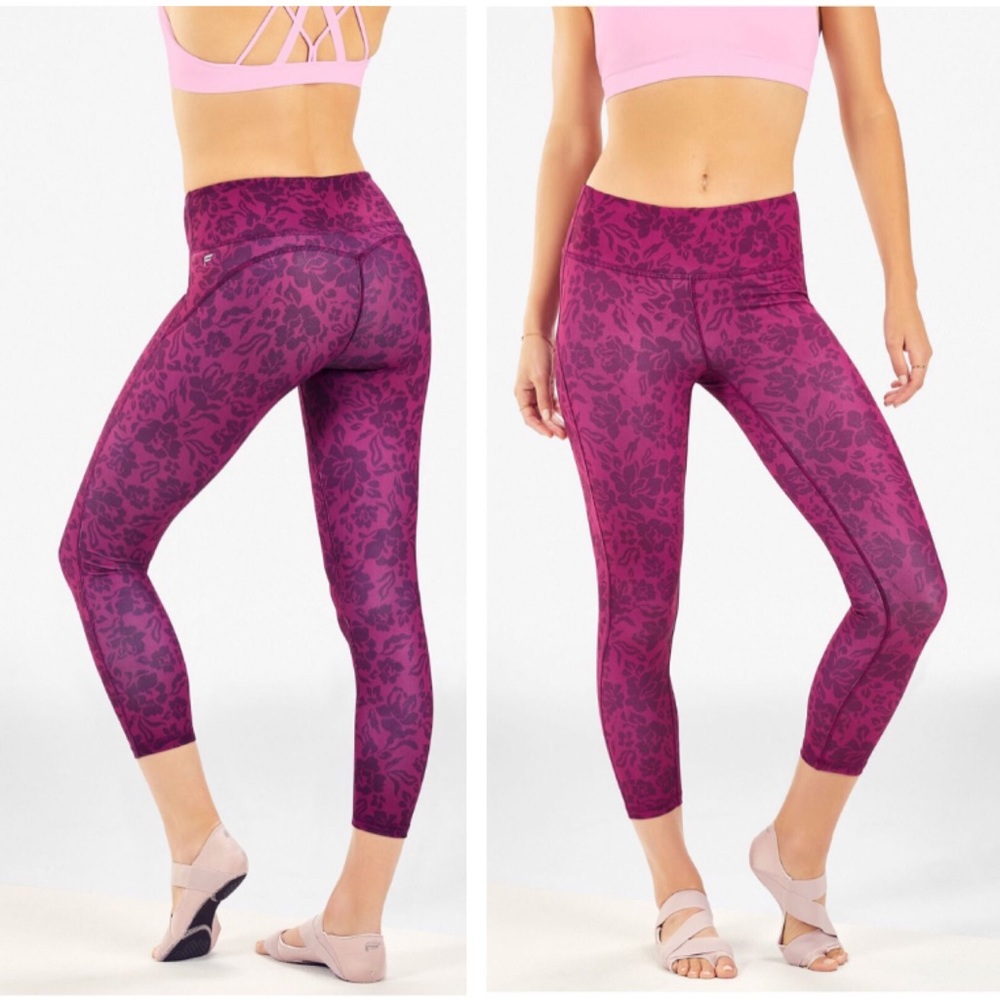 Mid-Rise Printed PureLuxe Capri